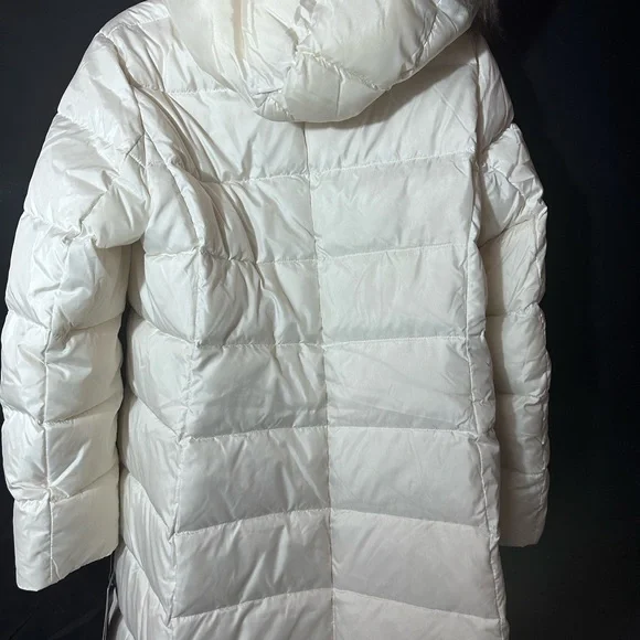 Ralph Lauren off white long puffer coat - Picture 2 of 7